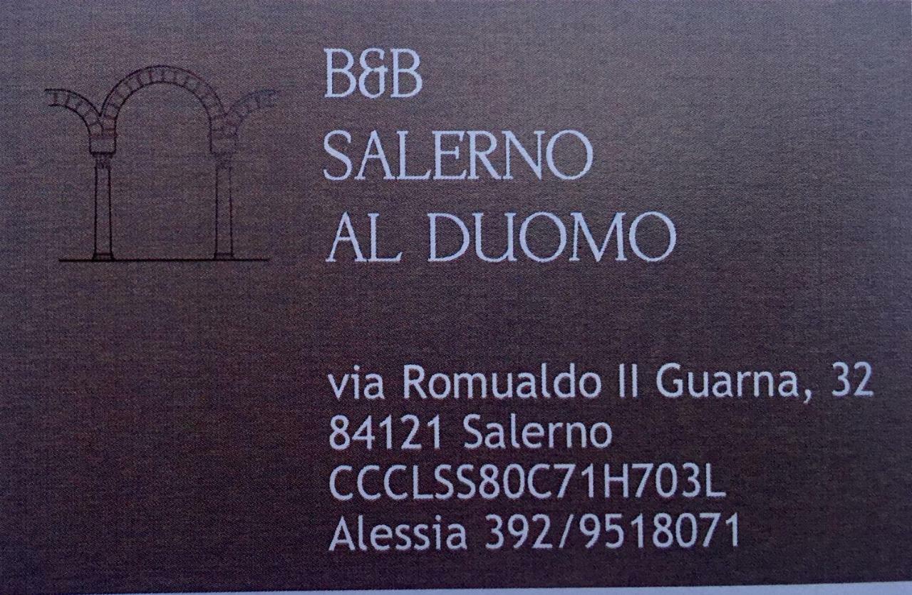 B&B Salerno Al Duomo Exterior photo